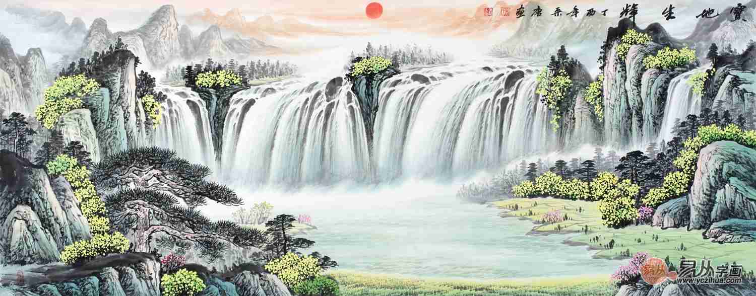 春節將至，迎新納福山水畫為您奉上！